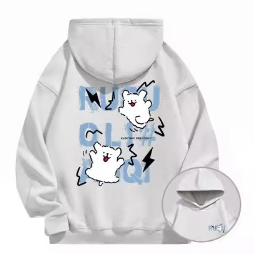 Pulse Hoodie – Cloud Grey (Graphic Edition)